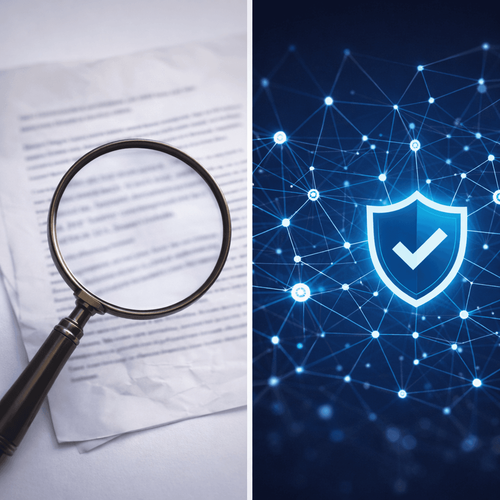 The Verification Evolution: Manual Checks vs. fraudcheck.ai's AI-Powered Platform